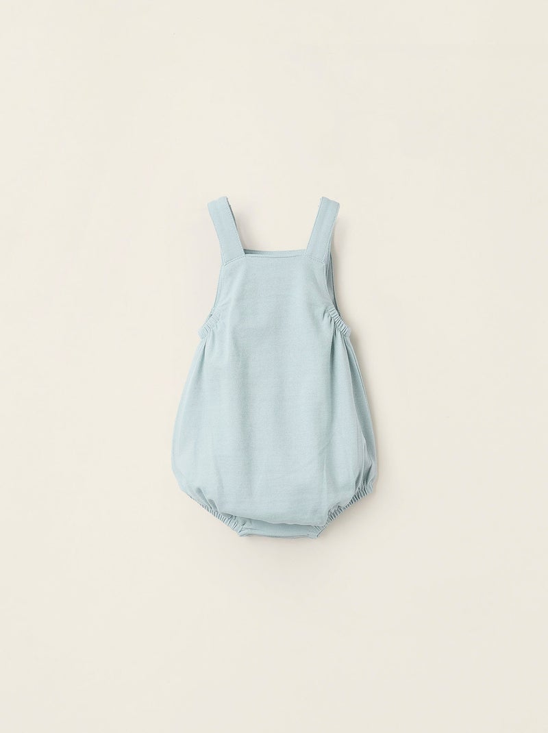 Combi-short en Piqué de Coton Bleu clair - Kiabi