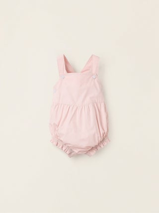 Combi-short en Popeline avec Fronces