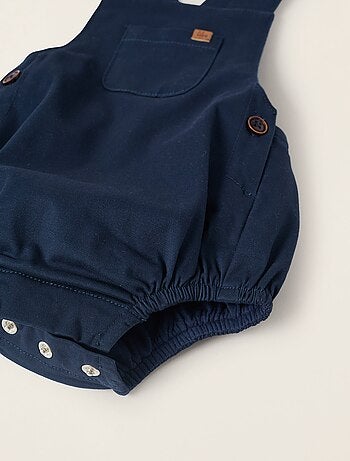 Combi-short en Sergé avec Doublure en Coton