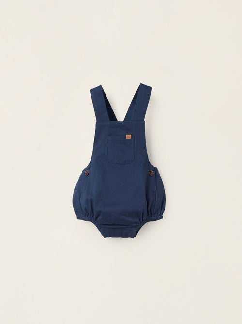 Combi-short en Sergé avec Doublure en Coton - Kiabi