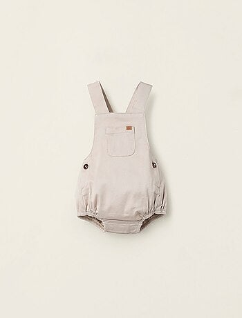Combi-short en Sergé avec Doublure en Coton