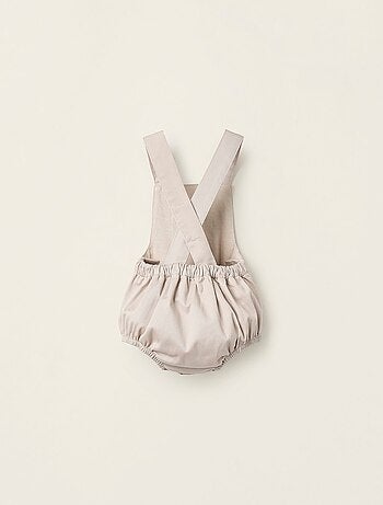 Combi-short en Sergé avec Doublure en Coton