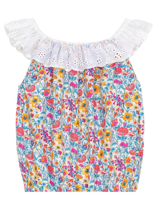 Combi-Short  Fleuri Liberty Fleuri   LOLITA - La Faute à Voltaire - Kiabi