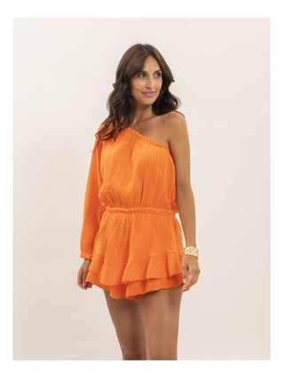 Combi-short gaze de coton XITONIA