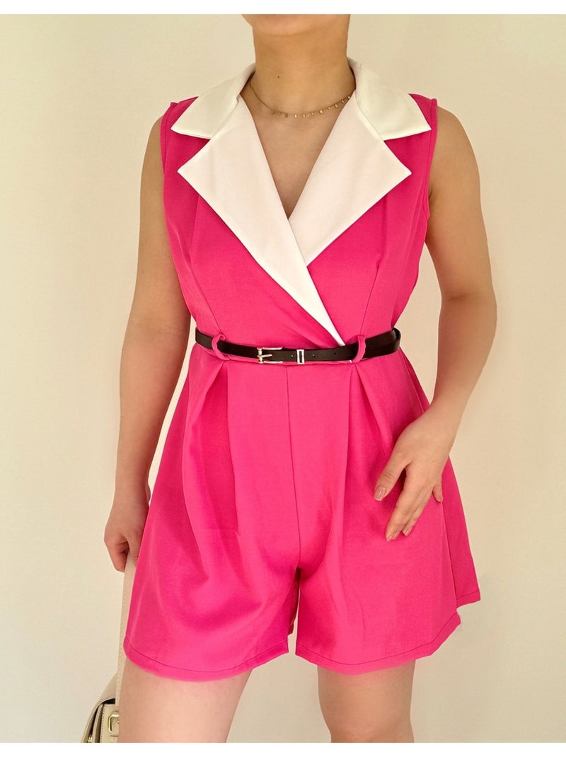 Combi Short Kebello Blanc Rose - Kiabi