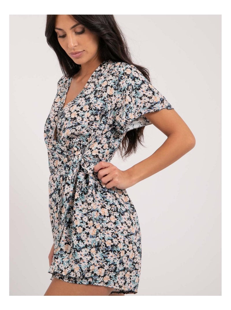 Combi short motifs XORAGE Bleu - Kiabi