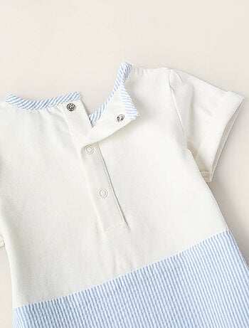 Combi-short Rayé