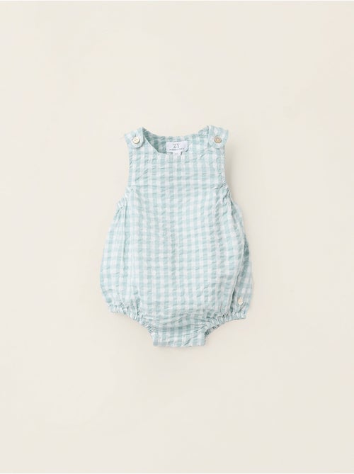 Combi-short Vichy avec Texture Brothers & Sisters - Kiabi