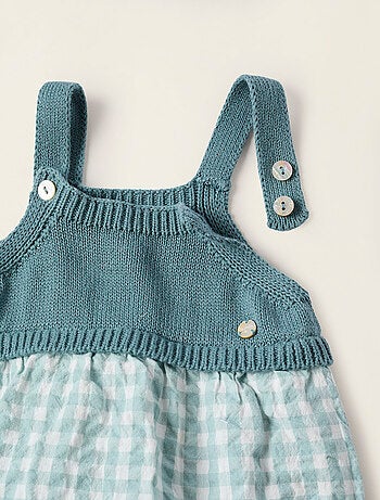 Combi-short Vichy Brothers & Sisters