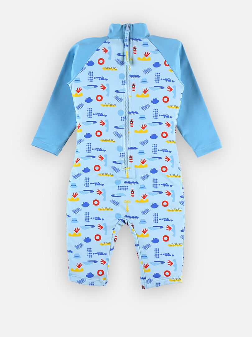 Combi UV à imprimés, Bleu - Kiabi
