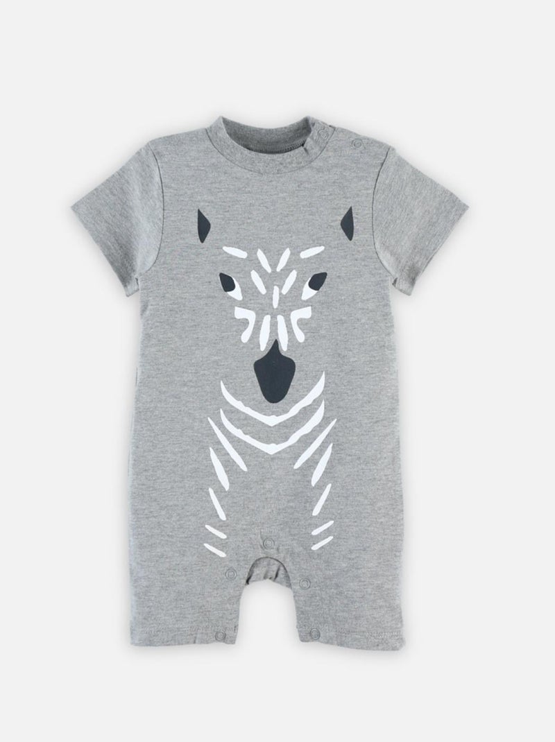 Combi zèbre en coton, Noukie's Gris - Kiabi