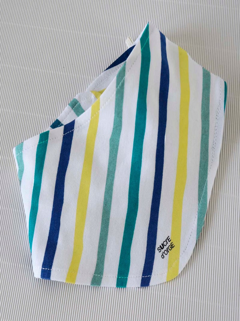 COMBICOURT + BANDANA BAVOIR CYRANO Bleu - Kiabi