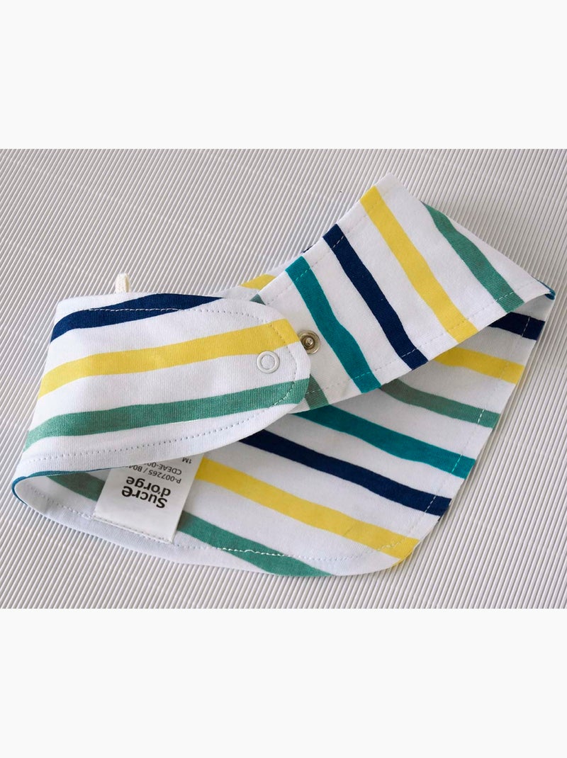 COMBICOURT + BANDANA BAVOIR CYRANO Bleu - Kiabi