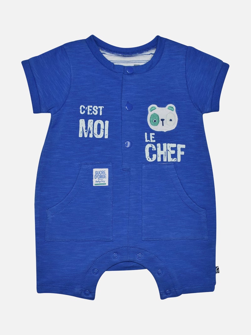 COMBICOURT BAVOIR LAZLO MOLLETON NAISSANCE Bleu - Kiabi