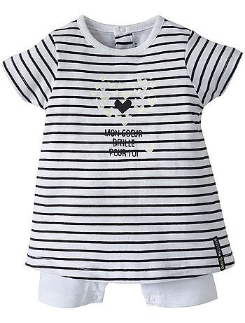 COMBICOURT BEBE FILLE PHOSPHORESCENT
