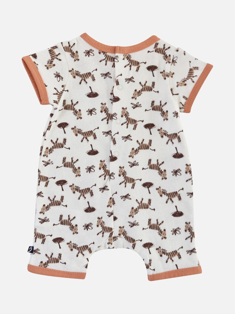 COMBICOURT IMPRIME ET BANDANA ESTEVE Blanc - Kiabi