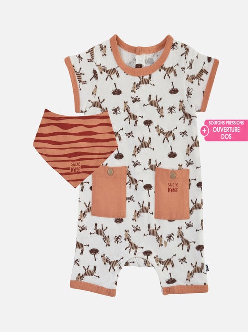 COMBICOURT IMPRIME ET BANDANA ESTEVE - Kiabi