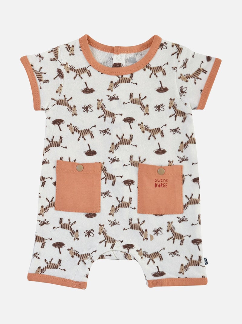 COMBICOURT IMPRIME ET BANDANA ESTEVE Blanc - Kiabi