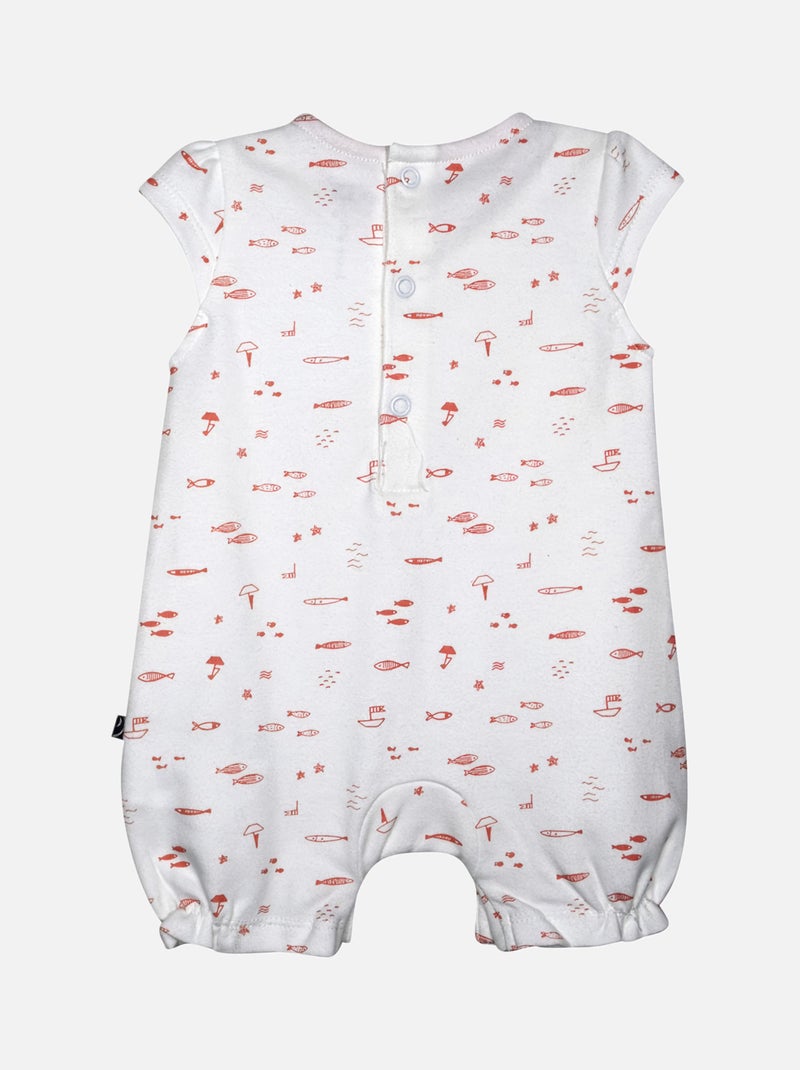 COMBICOURT LISBETH INTERLOCK NAISSANCE Rose - Kiabi