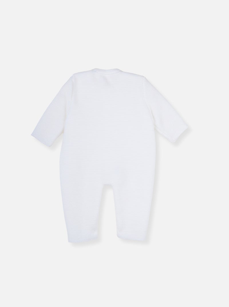 Combinaison 4 boutons Blanc - Kiabi