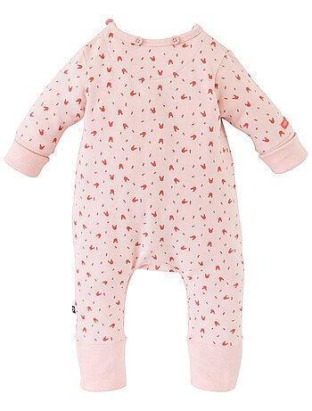 COMBINAISON A CAPUCHE BEBE FILLE