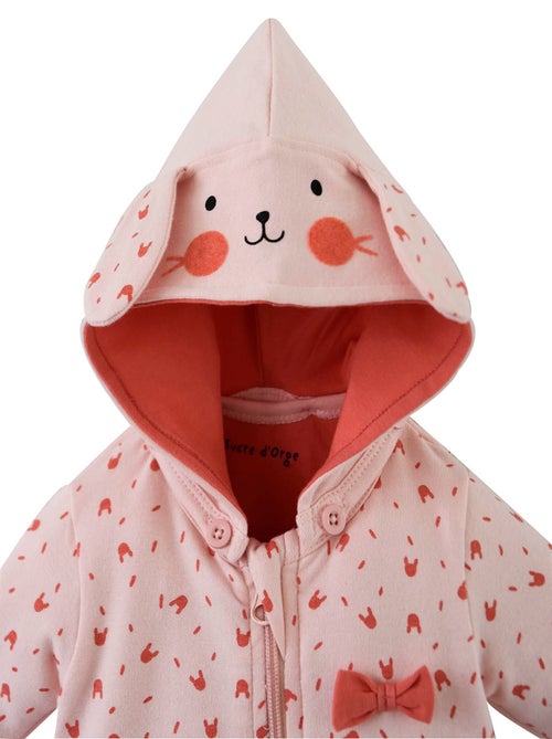 COMBINAISON A CAPUCHE BEBE FILLE - Kiabi