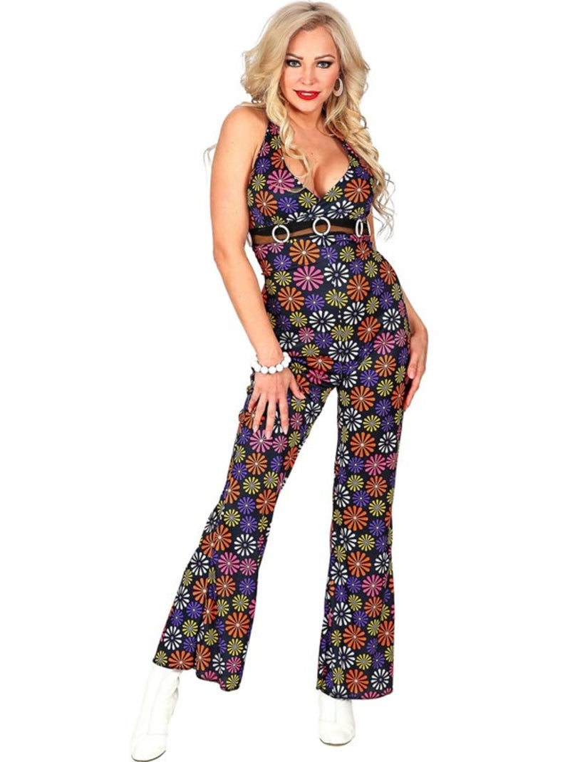 Combinaison à fleurs des années 70 Multicolore - Kiabi