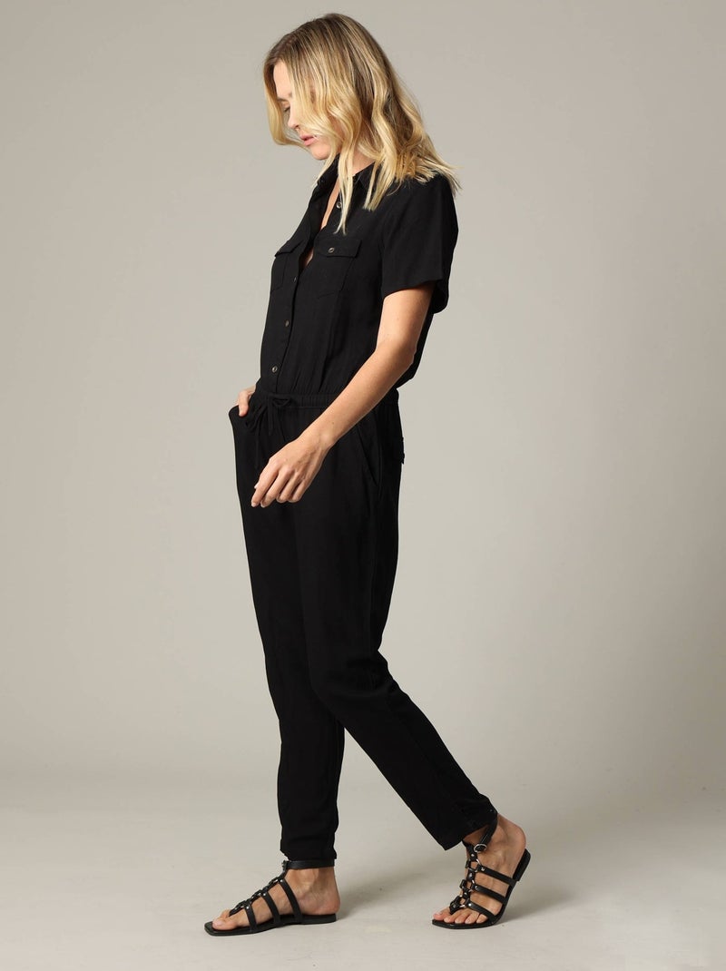 Combinaison à manches courtes 'Deeluxe' Noir - Kiabi