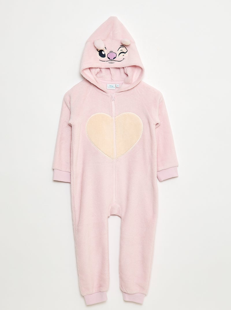 Combinaison 'Angel' 'Disney' en polaire ultra-doux Rose - Kiabi