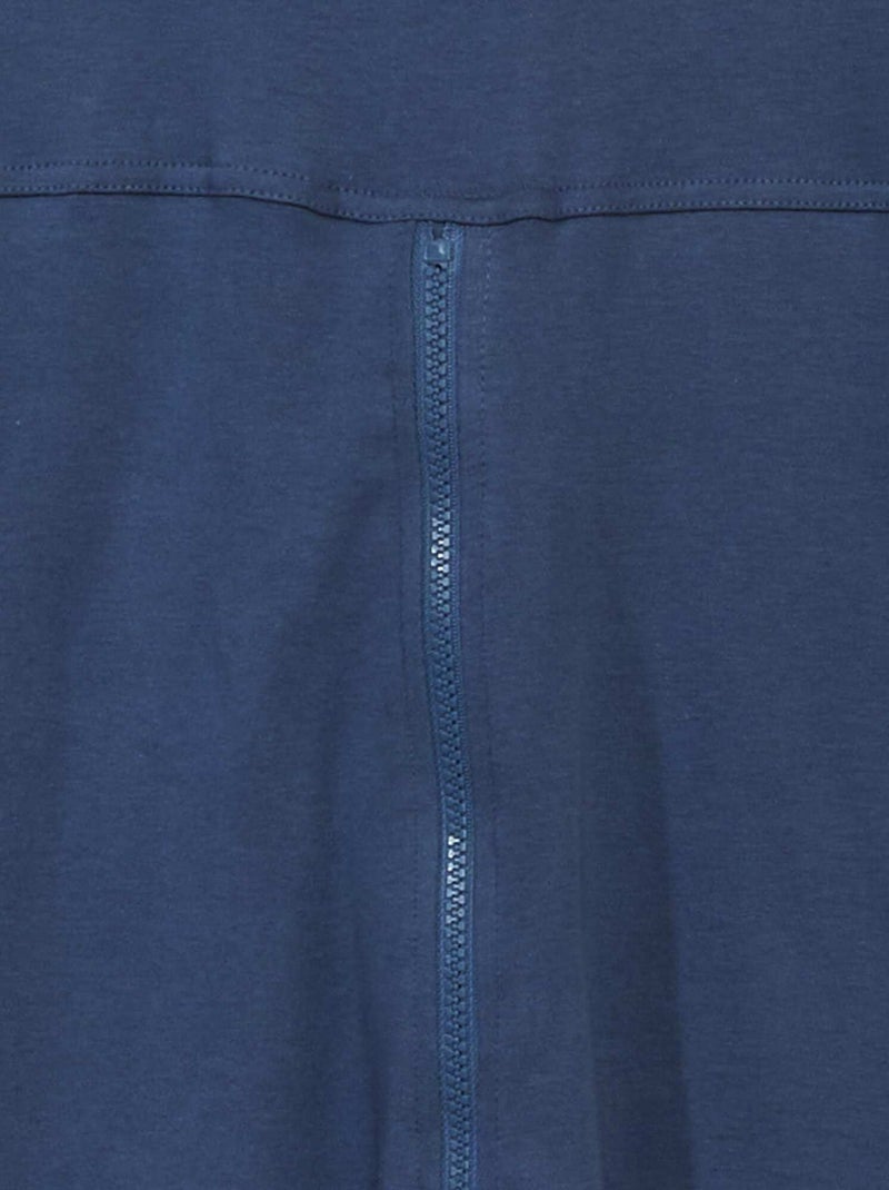 Combinaison avec ouverture zippée - collection facile à enfiler Bleu - Kiabi