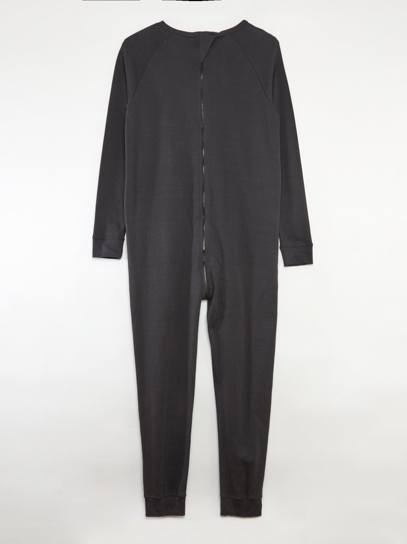 Combinaison avec ouverture zippée - So Easy Gris - Kiabi