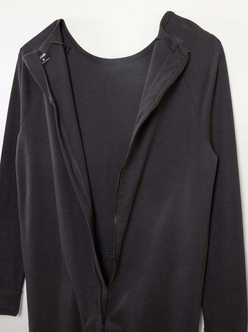 Combinaison avec ouverture zippée - So Easy Gris - Kiabi