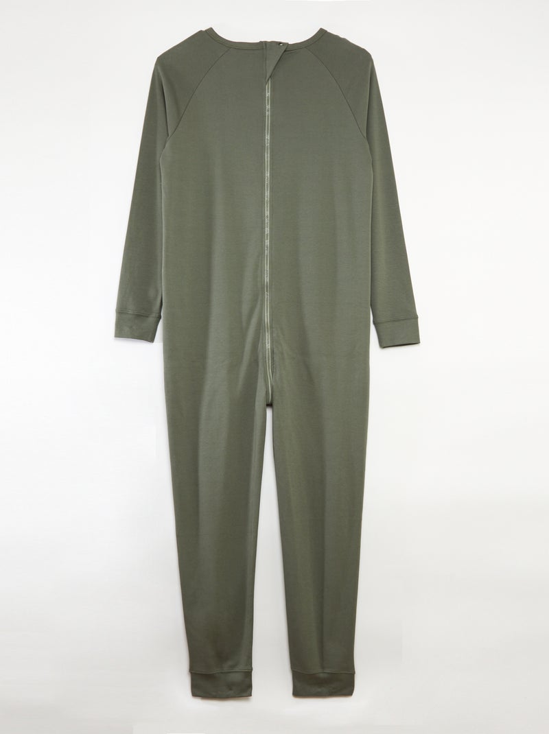 Combinaison avec ouverture zippée - So Easy Gris - Kiabi