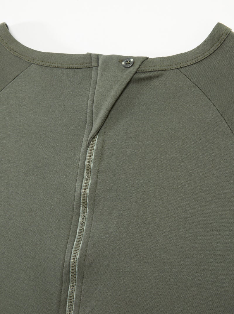 Combinaison avec ouverture zippée - So Easy Gris - Kiabi