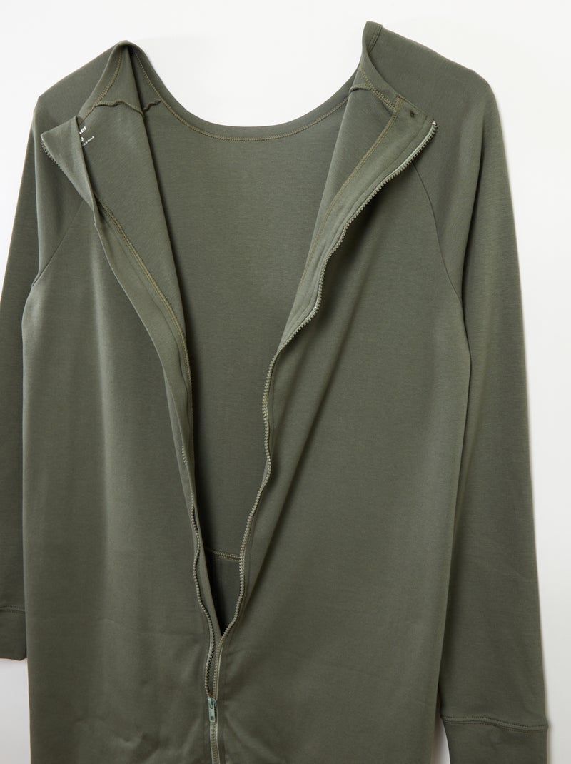 Combinaison avec ouverture zippée - So Easy Gris - Kiabi