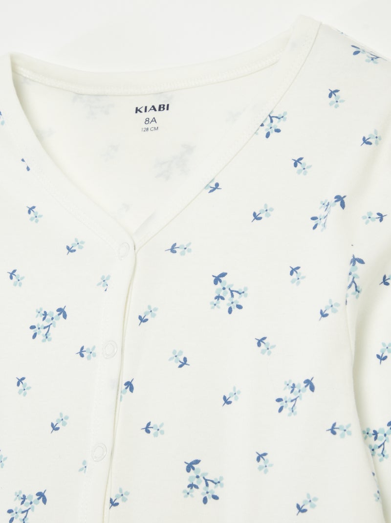 Combinaison avec ouvertures à pressions - So Easy BLANC - Kiabi