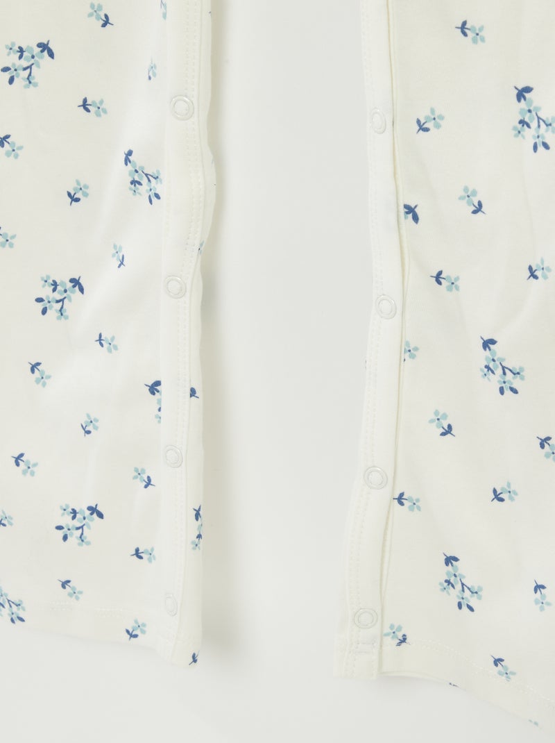 Combinaison avec ouvertures à pressions - So Easy BLANC - Kiabi