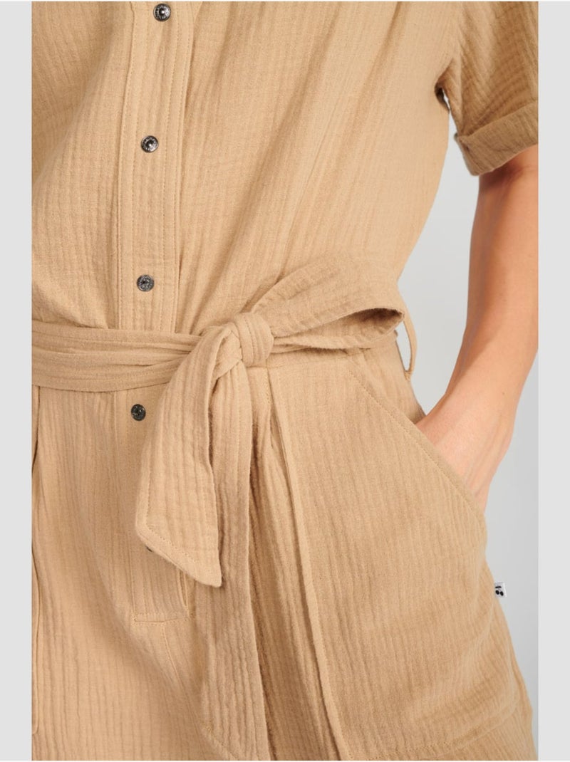 Combinaison AYOTE short 'Le Temps Des Cerises' Marron - Kiabi