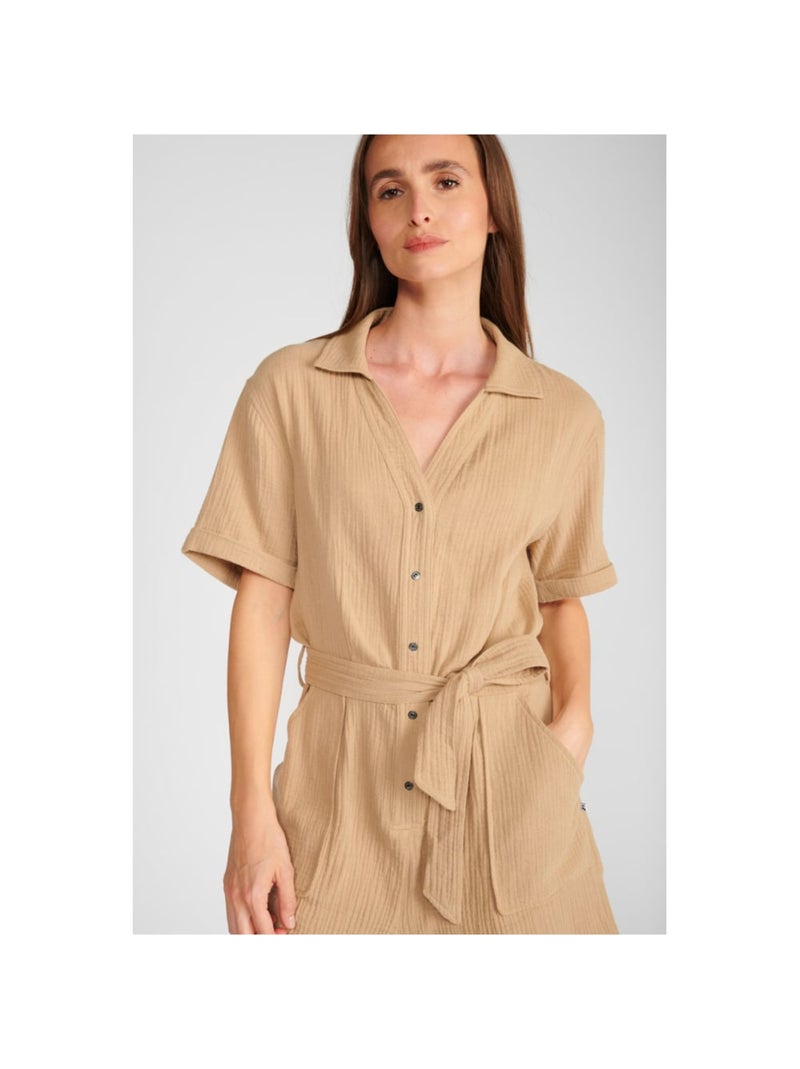 Combinaison AYOTE short 'Le Temps Des Cerises' Marron - Kiabi