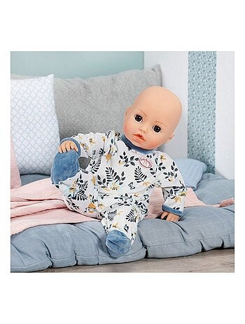 Combinaison Baby Annabell feuilles bleues 43 cm