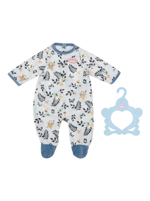 Combinaison Baby Annabell feuilles bleues 43 cm - Kiabi