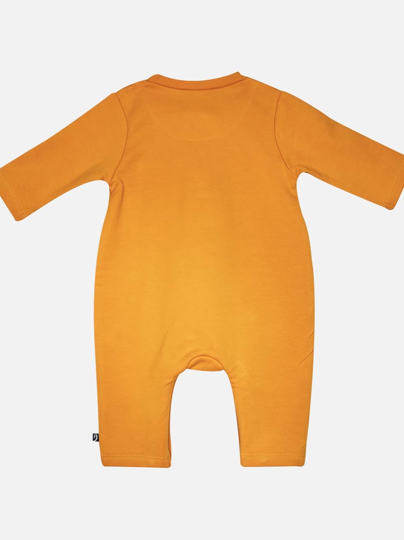 COMBINAISON BAVOIR JUSTE MOLLETON LONG NAISSANCE Jaune - Kiabi