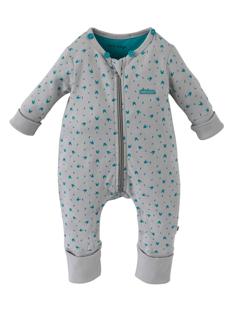 COMBINAISON BEBE 1/6 MOIS ALFREDO Gris - Kiabi