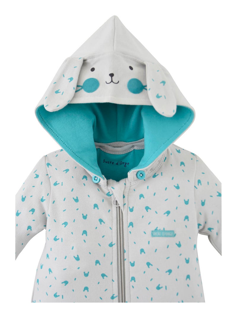 COMBINAISON BEBE 1/6 MOIS ALFREDO Gris - Kiabi