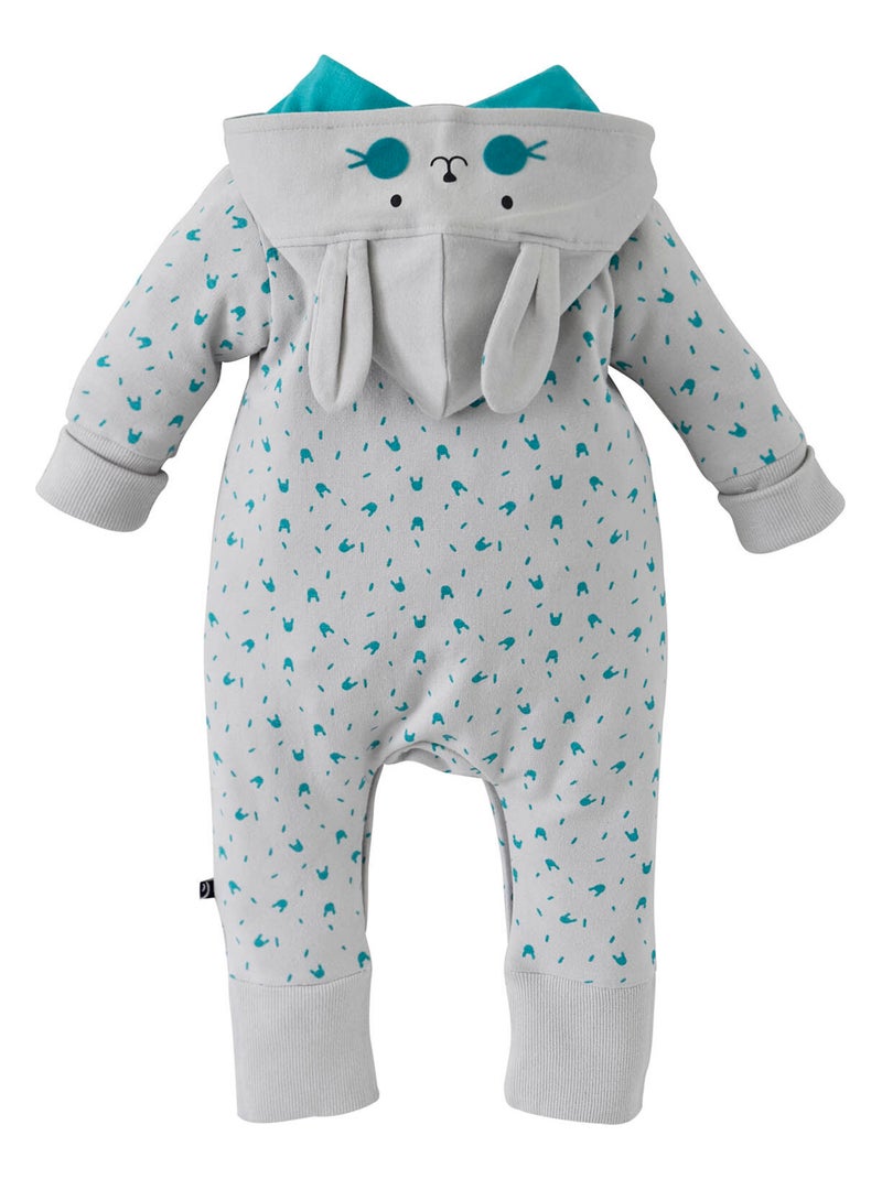 COMBINAISON BEBE 1/6 MOIS ALFREDO Gris - Kiabi