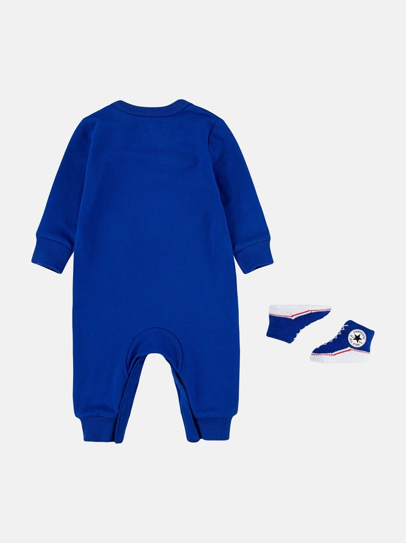 Combinaison bébé 2 pièces - Converse Bleu - Kiabi