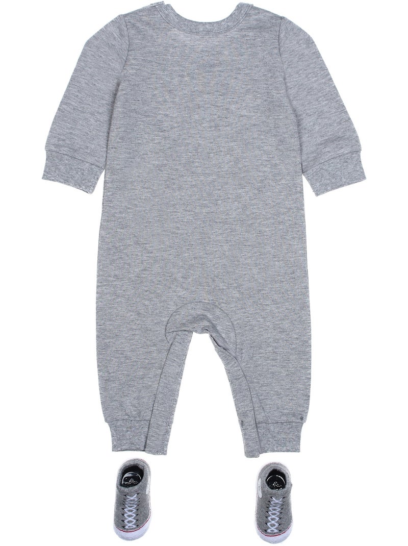 Combinaison bébé 2 pièces - Converse Gris - Kiabi