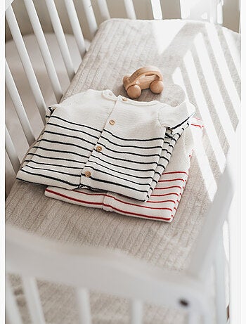 Combinaison bébé à pieds - collection «petits marins»