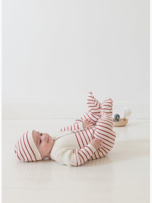 Combinaison bébé à pieds - collection «petits marins» - Kiabi Combinaison bébé à pieds - collection «petits marins» - Kiabi