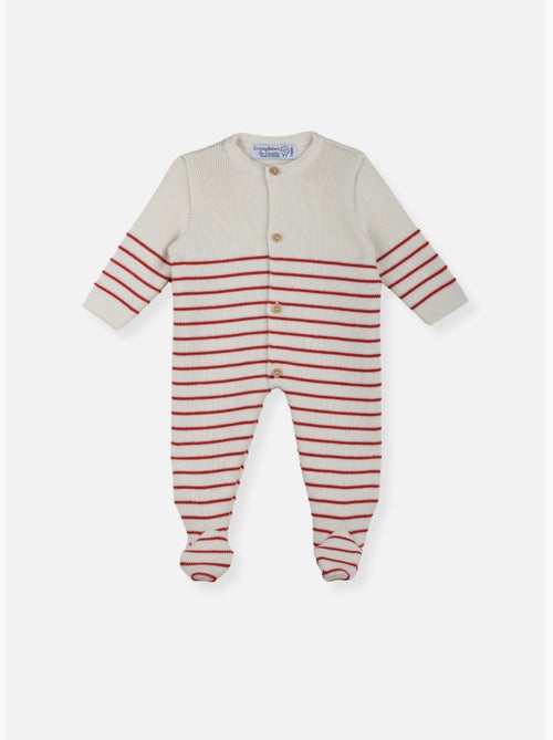 Combinaison bébé à pieds - collection «petits marins» - Kiabi Combinaison bébé à pieds - collection «petits marins» - Kiabi
